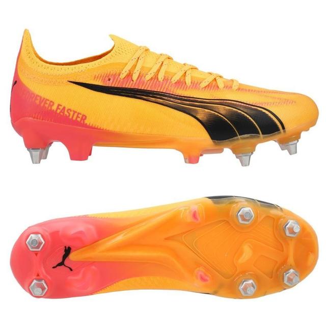 PUMA Ultra Ultimate Sg Forever Faster - Sun Stream/PUMA Black/sunset Glow, size 44 on Productcaster.