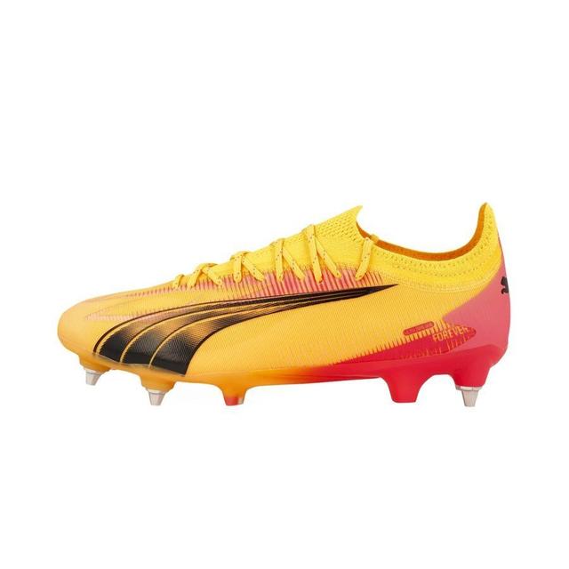 PUMA Ultra Ultimate Sg Forever Faster - Sun Stream/zwart/roze Pre-order - Soft Ground (Sg), maat 41 on Productcaster.