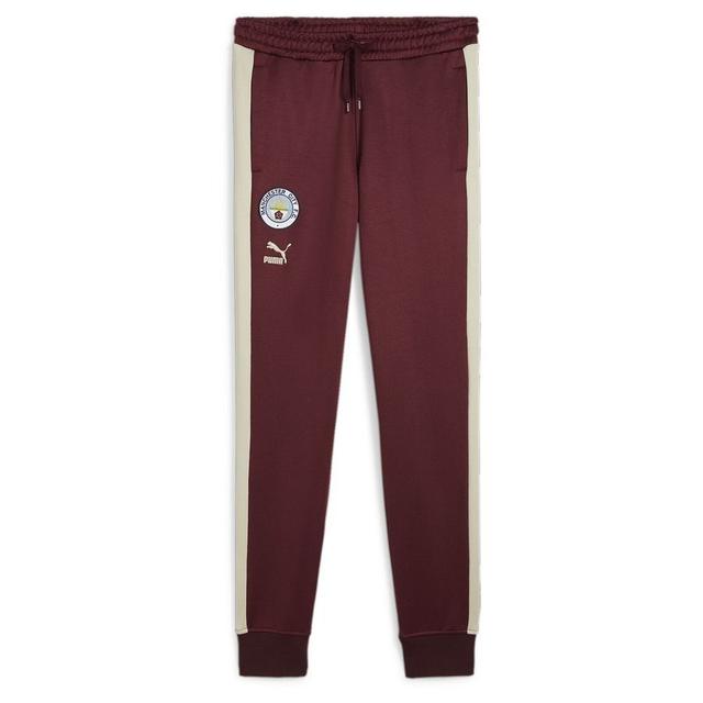 Manchester City Track Pants Ftblheritage T7 - Bordeaux/beige - , size Small on Productcaster.