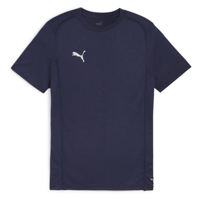 PUMA T-shirt Teamfinal Casuals - Navy/PUMA Silver, size Small on Productcaster.