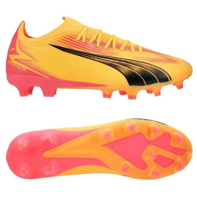 PUMA Ultra Match Fg/ag Forever Faster - Sun Stream/PUMA Black/sunset Glow Women, size 42 on Productcaster.