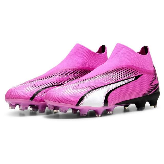 PUMA Ultra Match + Laceless FG/AG Phenomenal - Poison Pink/Wit/Zwart - Natuurgras (FG) / Kunstgras (AG), maat 42½ on Productcaster.