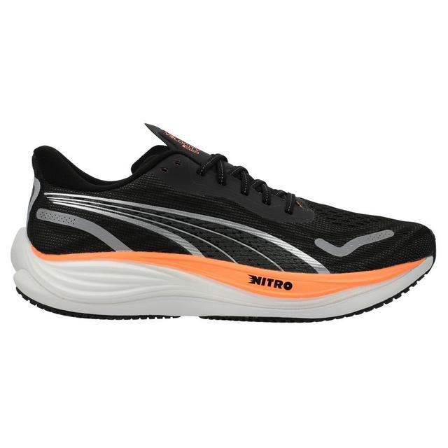 PUMA Running Shoe Velocity Nitro 3 - Black/silver/neon Citrus, size 46 on Productcaster.