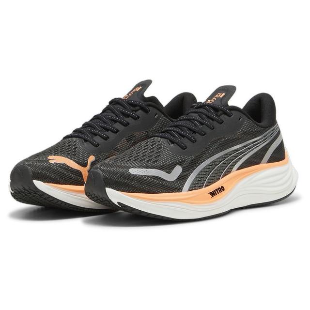 PUMA Running Shoe Velocity Nitro 3 - PUMA Black/PUMA Silver/neon Citrus, size 42½ on Productcaster.