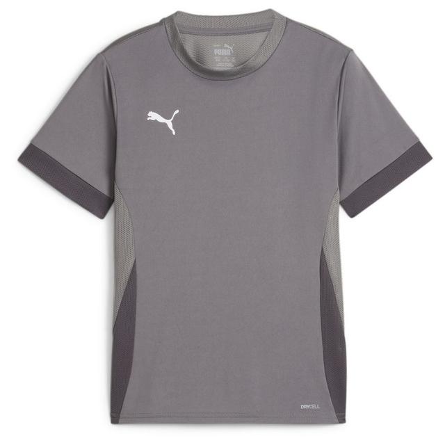 PUMA Training T-shirt Teamgoal - Iron Grey/PUMA White Kids, size S/140 cm on Productcaster.