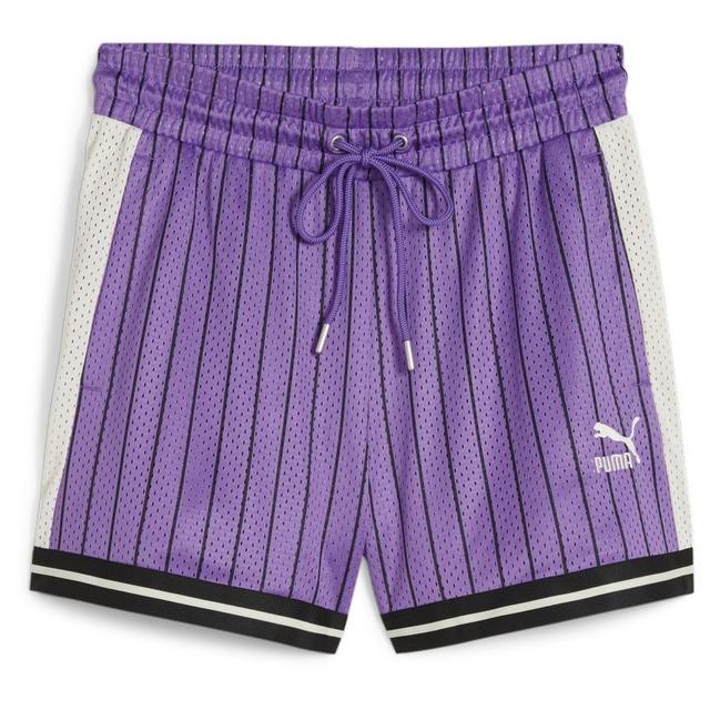 T7 For The Fanbase Mesh Shorts Ultraviolet-aop - PUMA, size X-Large on Productcaster.