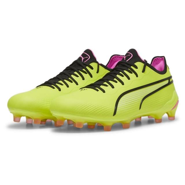 PUMA King Ultimate Fg/ag Phenomenal - Electric Lime/PUMA Black/poison Pink Women, size 36 on Productcaster.