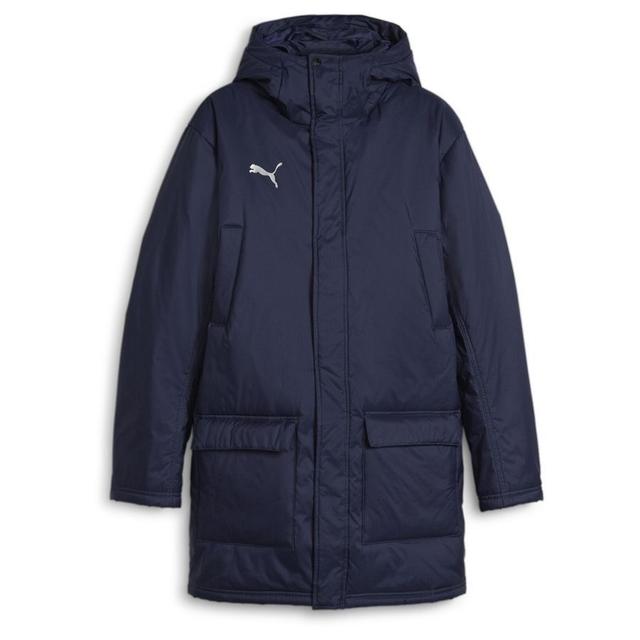 PUMA Winter Jacket Teamfinal - Navy/PUMA Silver, size X-Small on Productcaster.