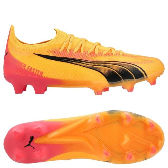 PUMA Ultra Ultimate Fg/ag Forever Faster - Sun Stream/PUMA Black/sunset Glow Women, size 38 on Productcaster.