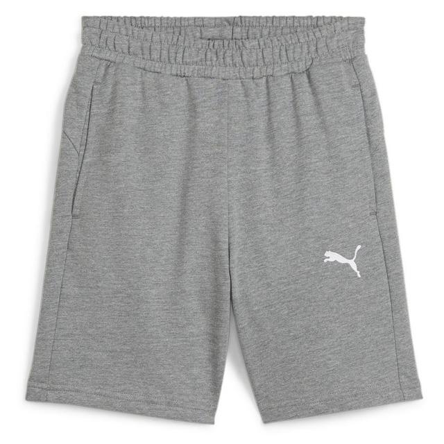 PUMA Shorts Teamgoal Casuals - Medium Grey Heather/PUMA White Kids, size S/140 cm on Productcaster.