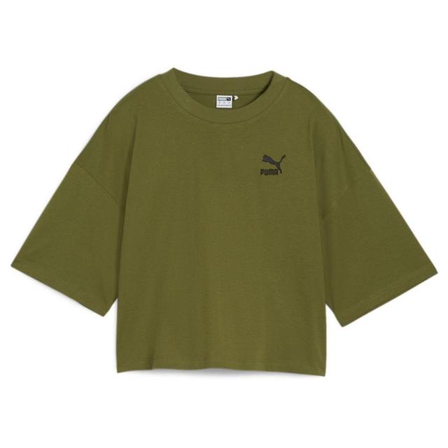 Better Classics Oversized Tee Olive Green - PUMA, size X-Small on Productcaster.