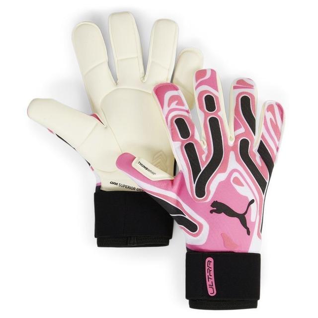 PUMA Goalkeeper Gloves Ultra Ultimate Hybrid Phenomenal - Pink/PUMA White/PUMA Black, size 8 on Productcaster.