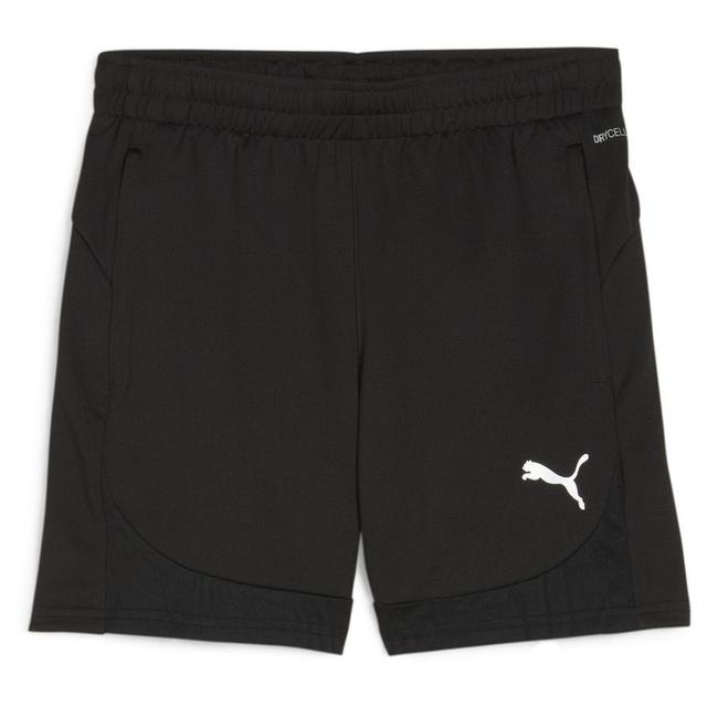 Teamfinal Training Shorts Jr PUMA Black-PUMA Silver, size ['S/140 cm'] on Productcaster.