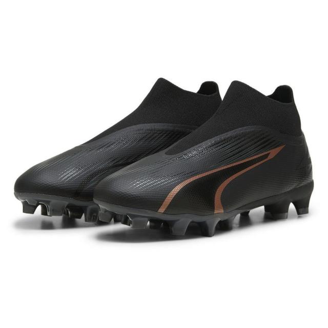 PUMA Ultra Match + Laceless FG/AG Eclipse - PUMA Black/Copper Rose, size 44 on Productcaster.