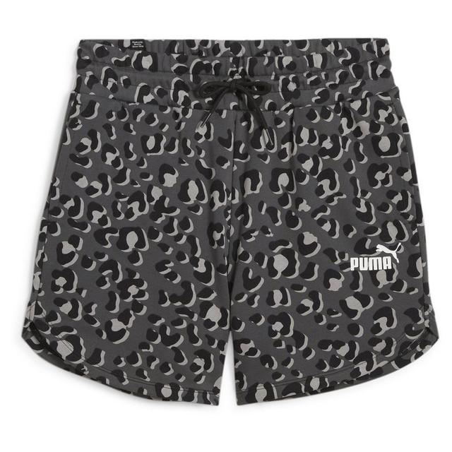 ESS+ ANIMAL 5" AOP Shorts PUMA Black, størrelse ['Medium'] on Productcaster.