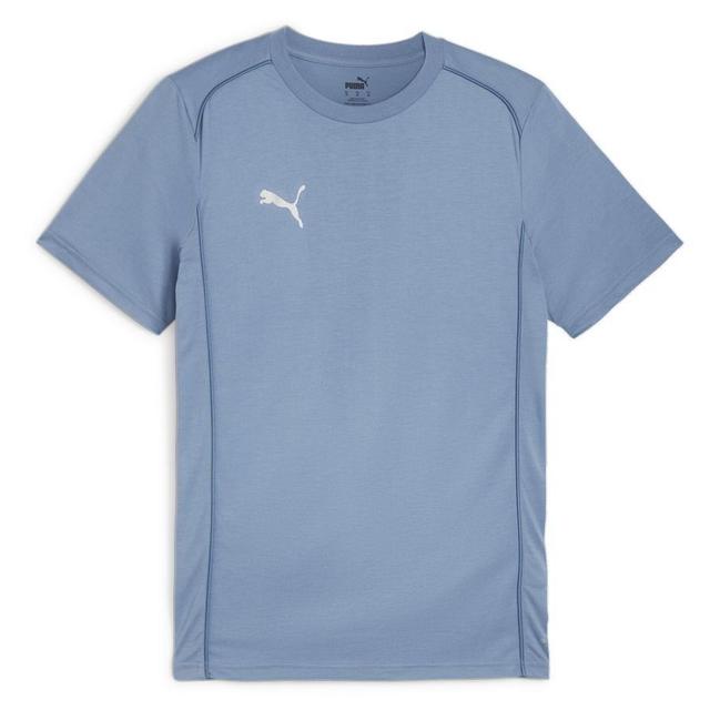 Teamfinal Casuals Tee Zen Blue-PUMA Silver, size ['X-Small'] on Productcaster.