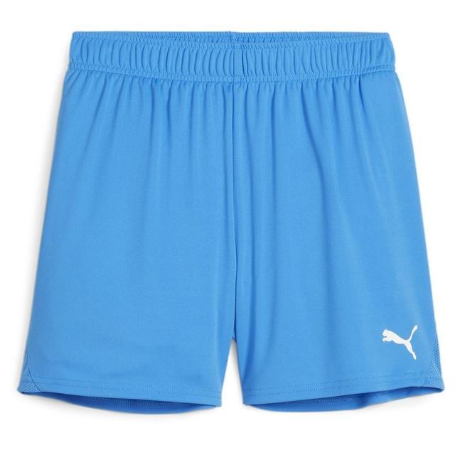 Teamgoal Shorts Wmns Electric Blue Lemonade-PUMA White, size ['Large'] on Productcaster.