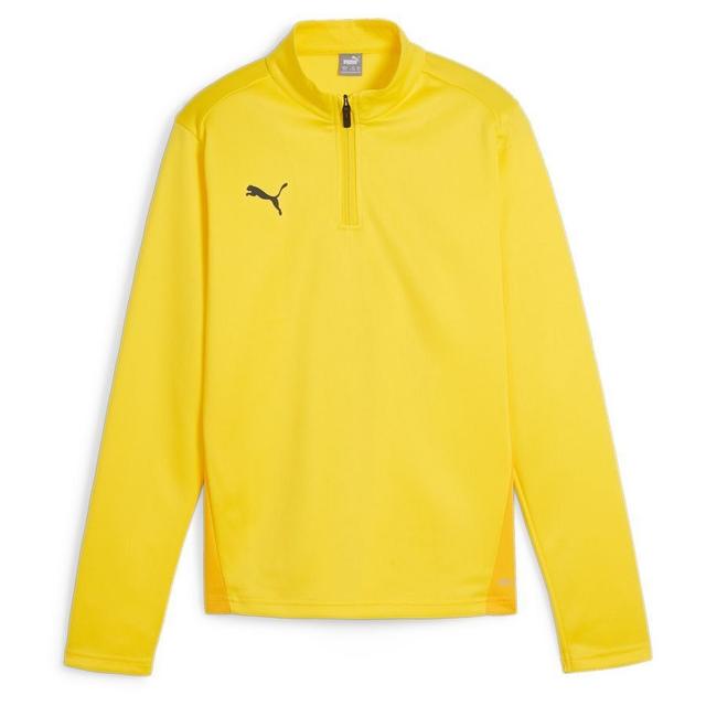 Teamgoal Training 1/4 Zip Top Jr Faster Yellow-PUMA Black-sport Yellow, size ['M/152 cm'] on Productcaster.