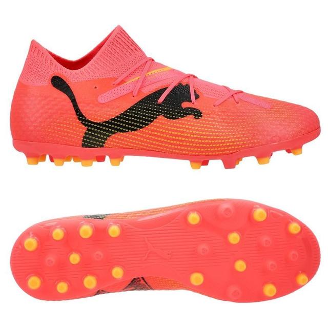 PUMA Future 7 Pro Mg Forever Faster - Sunset Glow/PUMA Black/sun Stream, size 42½ on Productcaster.