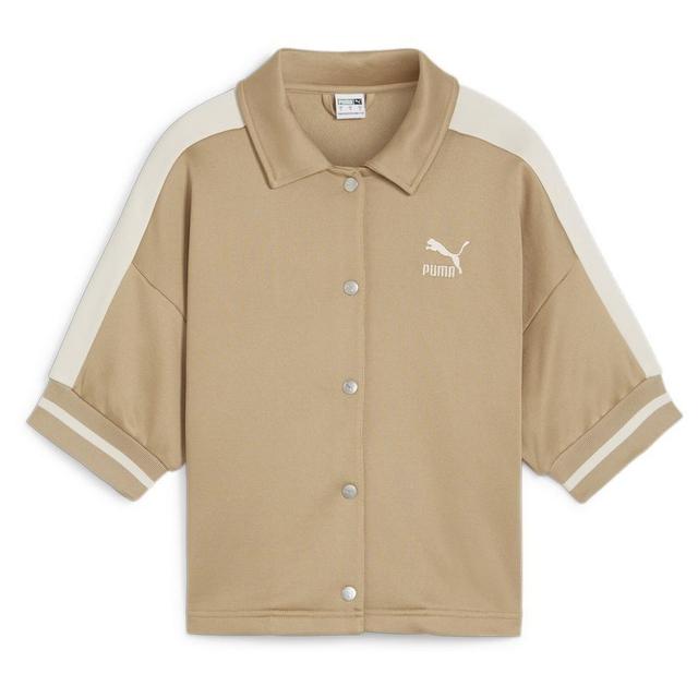 T7 For The Fanbase Track Jacket Pt Prairie Tan - PUMA, size Large on Productcaster.