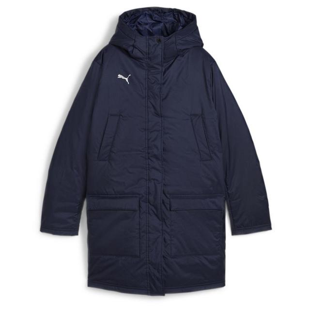 PUMA Winter Jacket Teamfinal - Navy/silver Women, size Small on Productcaster.