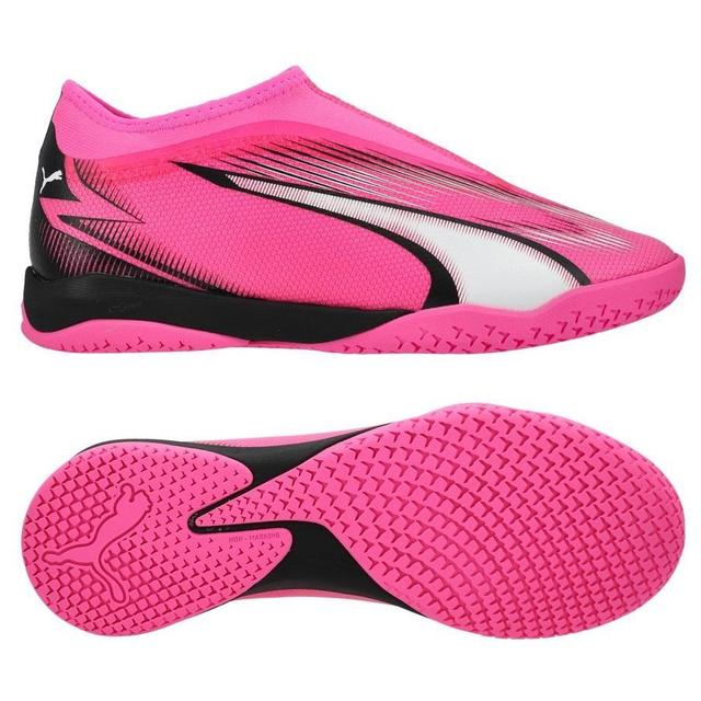 PUMA Ultra Match + Laceless IT Phenomenal - Poison Pink/PUMA White/PUMA Black Kids - Indoor (IC), size 35 on Productcaster.