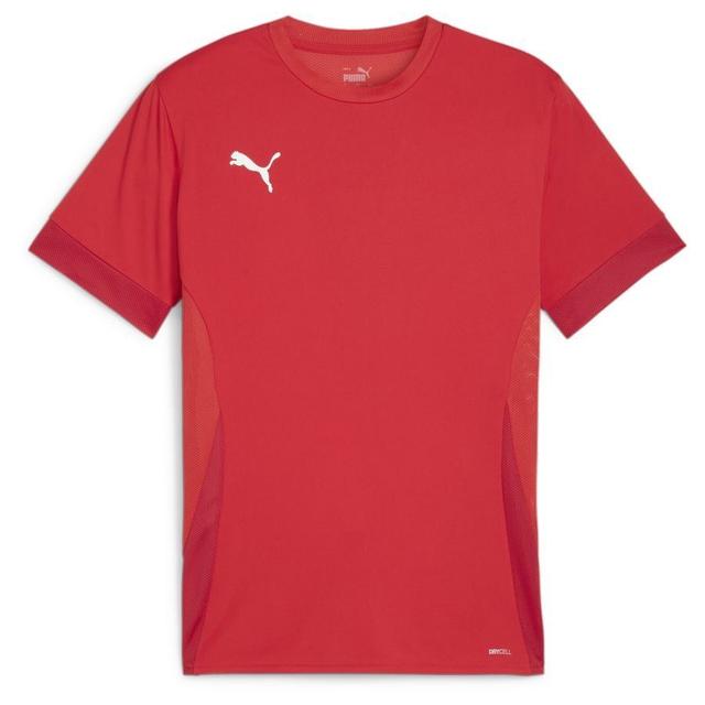 PUMA Training T-shirt Teamgoal - PUMA Red/PUMA White, size Medium on Productcaster.