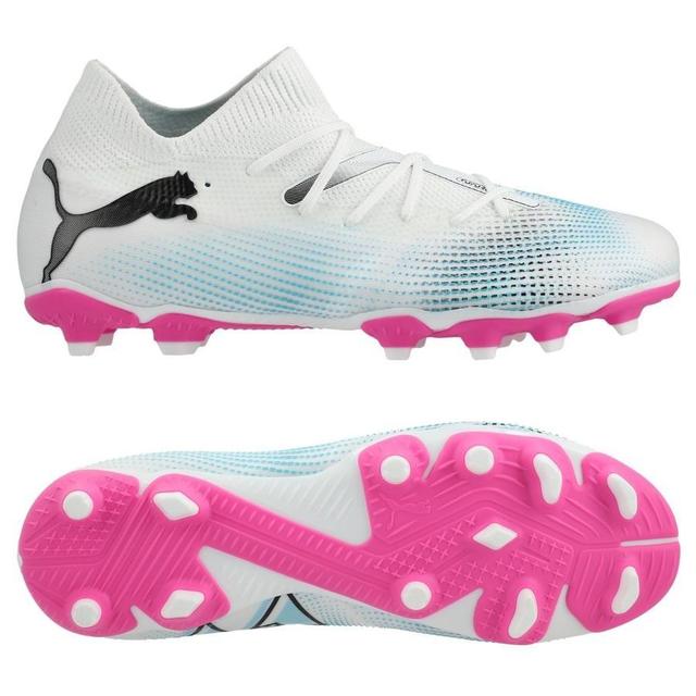 PUMA Future 7 Match Fg/ag Phenomenal - White/black/poison Pink Kids, size 38 on Productcaster.