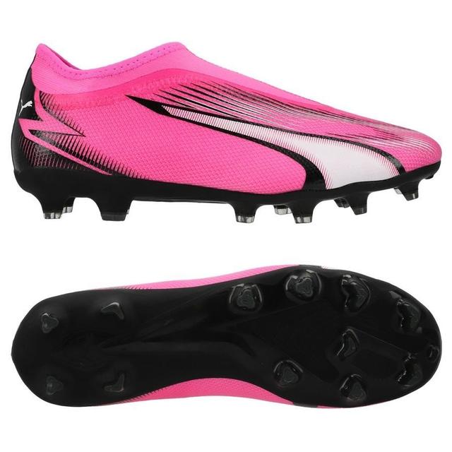 PUMA Ultra Match + Laceless FG/AG Phenomenal - Poison Pink/PUMA White/PUMA Black Kids, size 38½ on Productcaster.