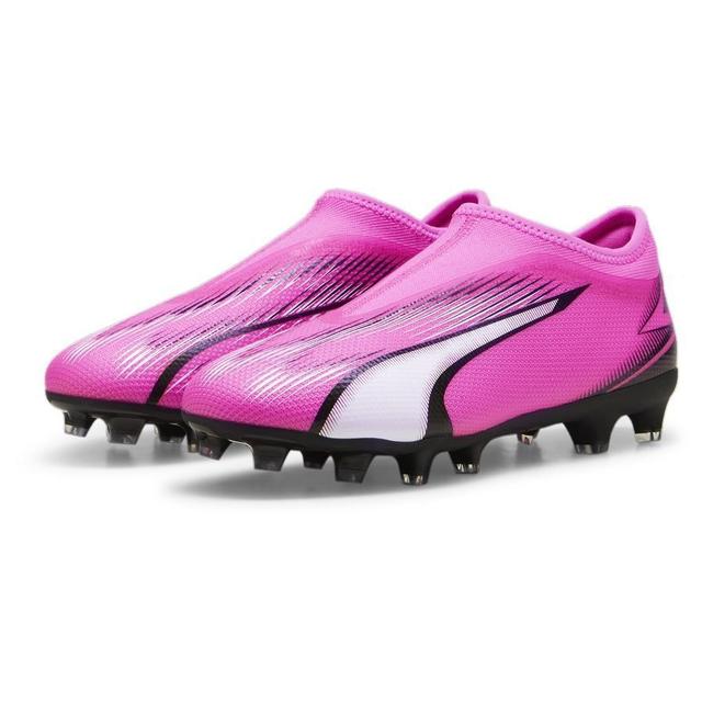 PUMA Ultra Match + Laceless FG/AG Phenomenal - Poison Pink/PUMA White/PUMA Black Kids, size 37½ on Productcaster.