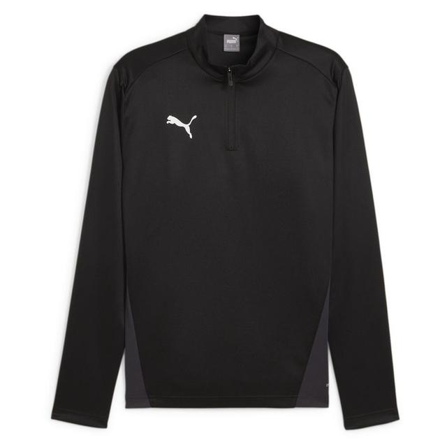 PUMA Training Shirt Teamgoal 1/4 Zip - PUMA Black/PUMA White/dark Grey, size X-Large on Productcaster.