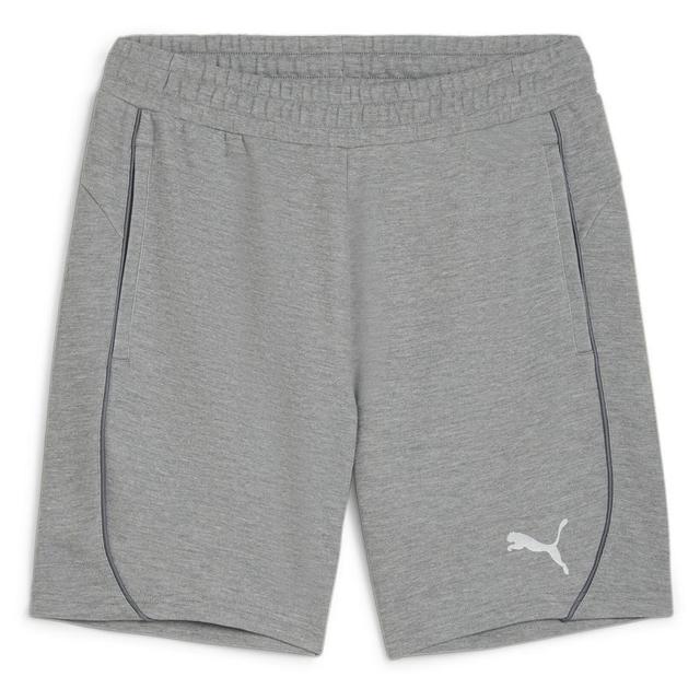 Teamfinal Casuals Shorts Medium Gray Heather-PUMA Silver, size ['X-Large'] on Productcaster.