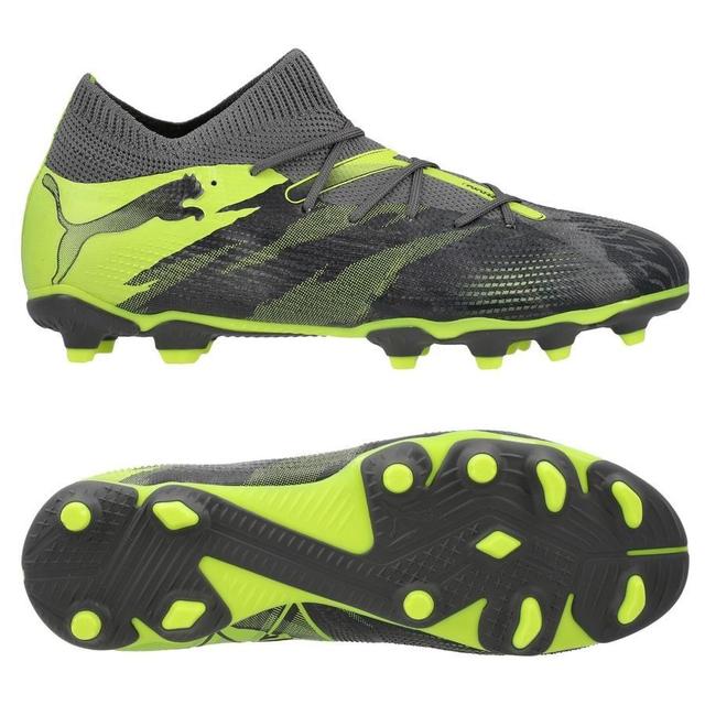 PUMA Future 7 Match Fg/ag Rush - Strong Gray/cool Dark Gray/electric Lime Kids Limited Edition - Natuurgras (Fg) / Kunstgras (Ag), maat 28 on Productcaster.