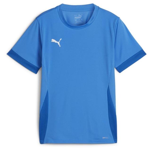 PUMA Training T-Shirt teamGOAL - Blau/Weiß/Team Royal Blau Kinder, Größe S/140 cm on Productcaster.