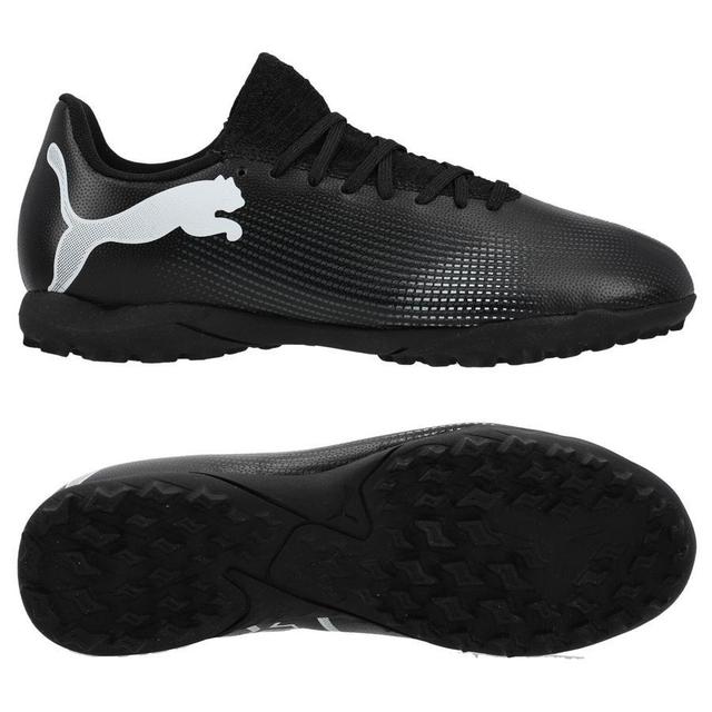 PUMA Future 7 Play Tt Eclipse - Black/white Kids - Turf (Tf), size 37½ on Productcaster.