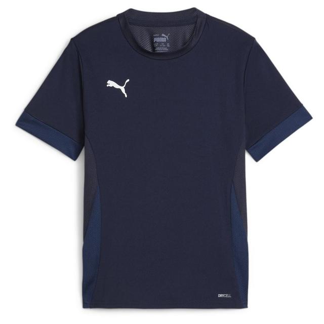 PUMA Training T-shirt Teamgoal - PUMA Navy/PUMA White Kids, size S/140 cm on Productcaster.