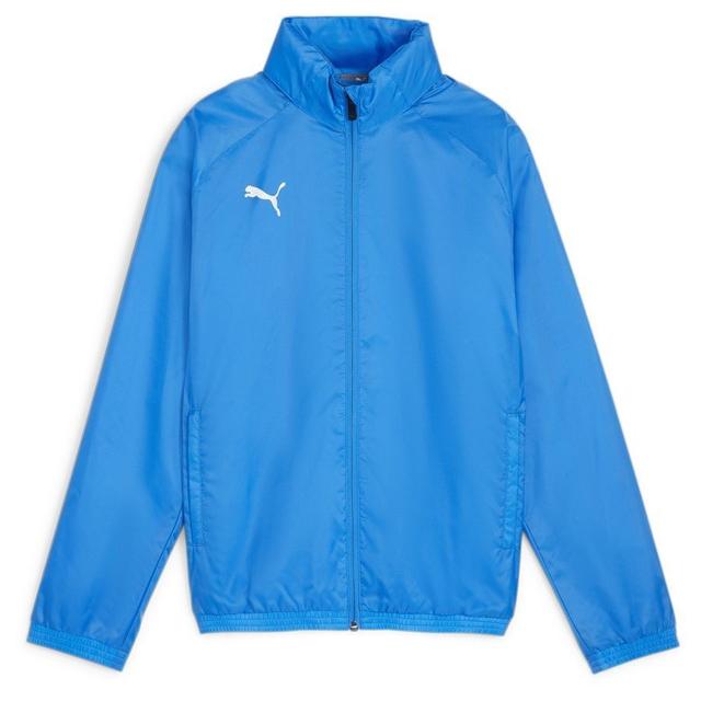 PUMA Jacket Teamgoal All Weather - Electric Blue Lemonade/PUMA White Kids, size XS/128 cm on Productcaster.