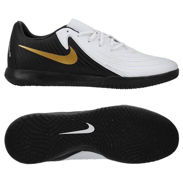 Nike Phantom Gx Ii Academy Ic Mad Ready - White/black/metallic Gold Coin - Indoor (Ic), size 45½ on Productcaster.