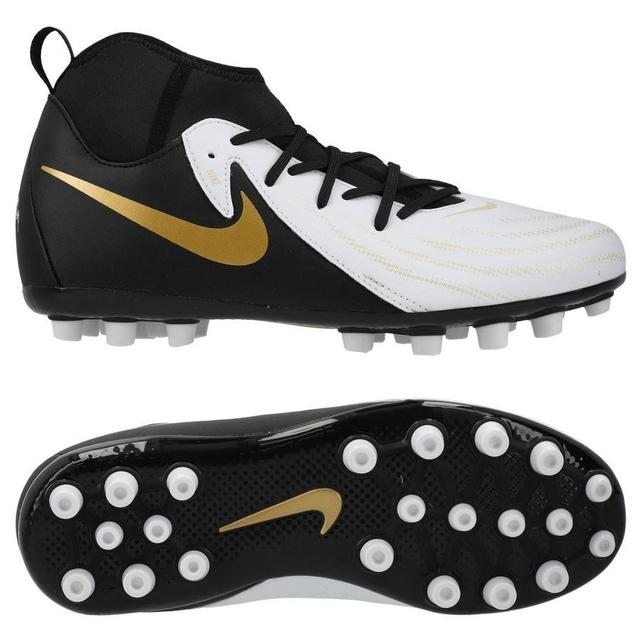 Nike Phantom Luna Ii Academy Ag Mad Ready - White/black/metallic Gold Coin Kids - Artificial Grass (Ag), size 33½ on Productcaster.