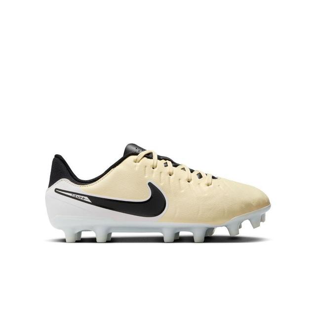 Nike Tiempo Legend 10 Academy Mg Mad Ready - Lemonade/black/metallic Gold Coin Kids, size 36½ on Productcaster.