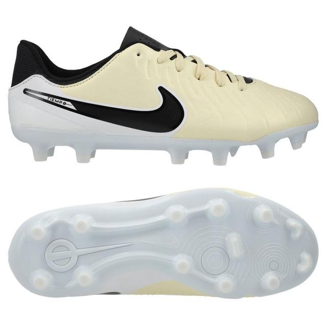 Nike Tiempo Legend 10 Academy Mg Mad Ready - Lemonade/black/metallic Gold Coin Kids, size 38½ on Productcaster.