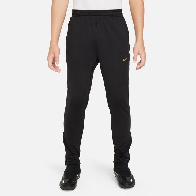 Nike Training Trousers Strike Dri-fit - Black/metallic Gold Kids, size S: 128-137 cm on Productcaster.