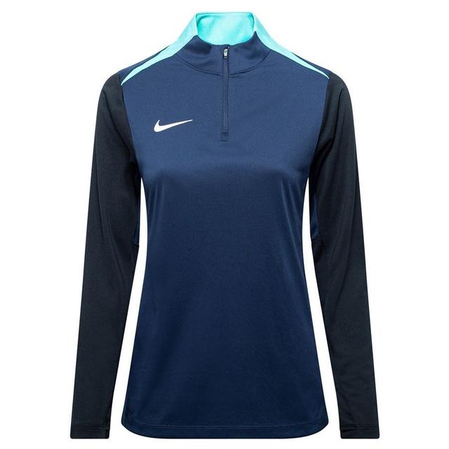 Nike Training Shirt Dri-fit Academy Pro 24 Drill - Obsidian/black/hyper Turquoise/white Women, size Medium on Productcaster.