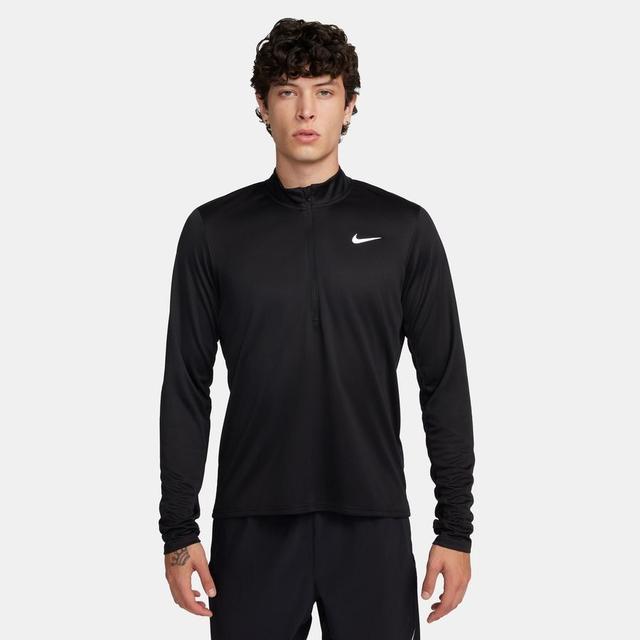 Nike Running Shirt Dri-fit Pacer Hz - Black/reflect Silver, size Large on Productcaster.