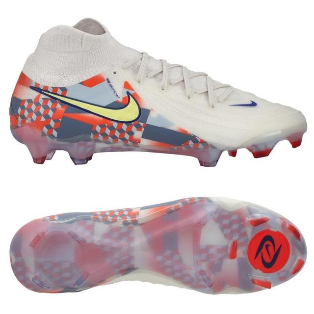 Nike Phantom Luna Ii Elite Fg Barna - Hvit/gul Limited Edition - ['Gress (Fg)'], størrelse ['45 ½ on Productcaster.