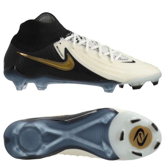 Nike Phantom Luna Ii Elite Fg Mad Ready - White/black/metallic Gold Coin - Grass (Fg), size 38½ on Productcaster.