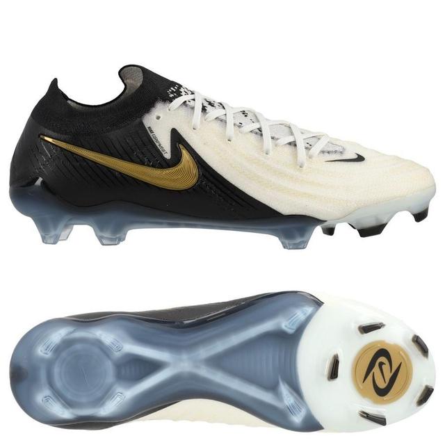 Nike Phantom Gx Ii Elite Fg Mad Ready - White/black/metallic Gold Coin, size 39 on Productcaster.