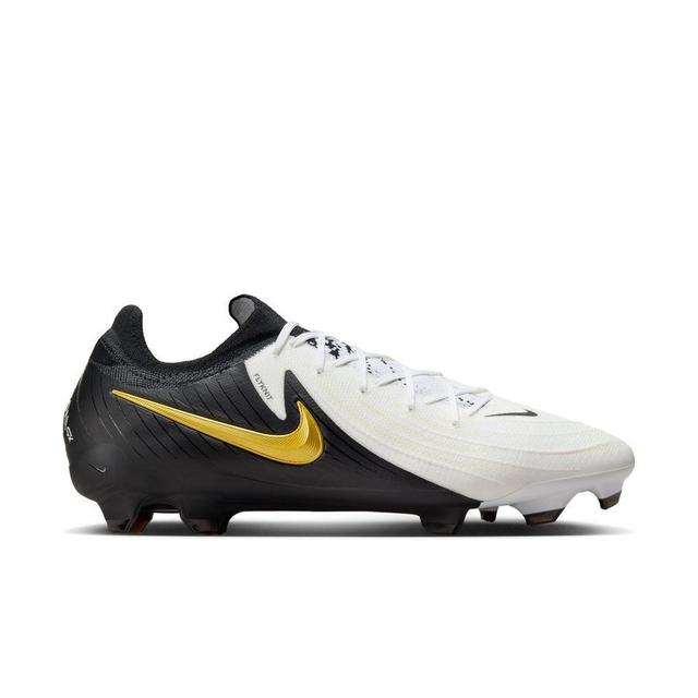 Nike Phantom Gx Ii Pro Fg Mad Ready - White/black/metallic Gold Coin, size 38 on Productcaster.