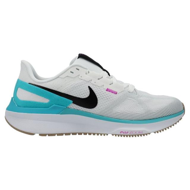 Nike Running Shoes Air Zoom Structure 25 - White/black/gray/turquoise Women, size 38½ on Productcaster.