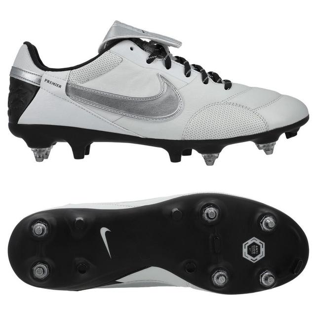 Nike Premier Lll Sg-pro Anti-clog - White/silver/black - Soft Ground (Sg), size 40 on Productcaster.